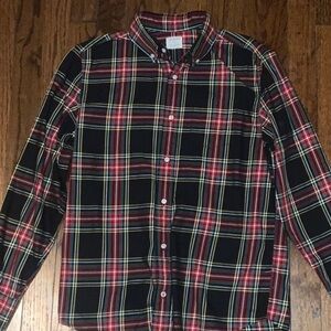 Boys Crewcuts  Plaid Button-Down Shirt size 14
